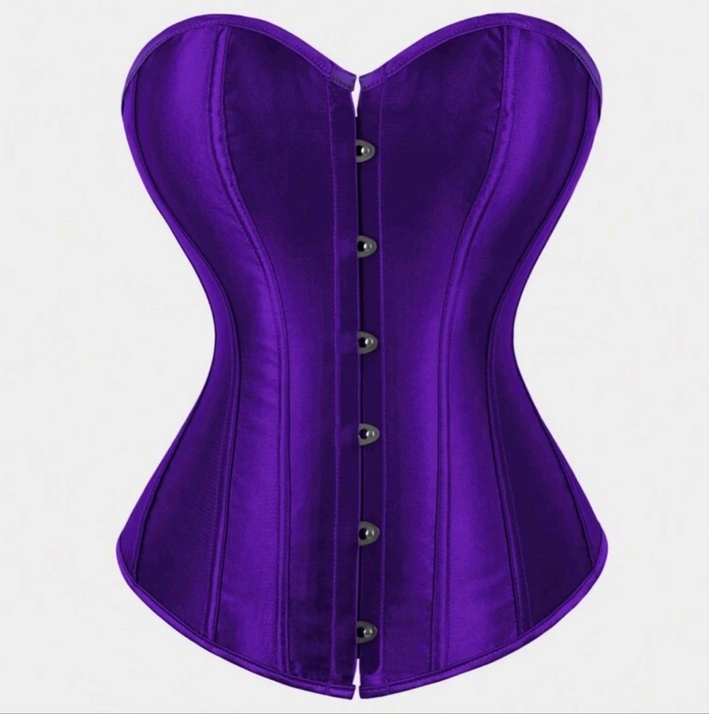 Elegant Deep Purple Corset